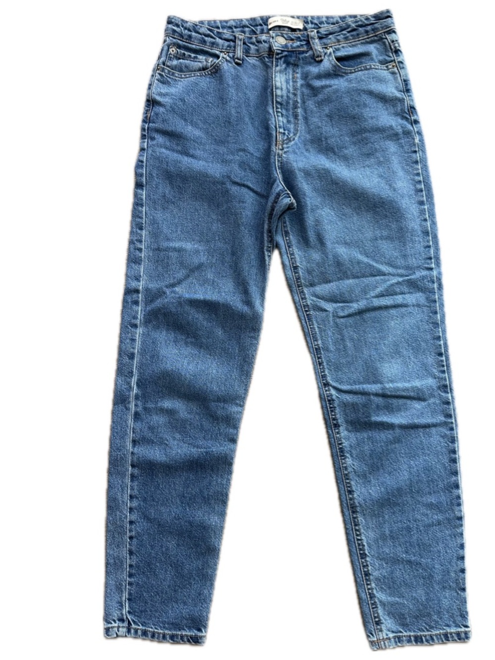 Bershka Vintage Soft Denim High-Rise Jeans